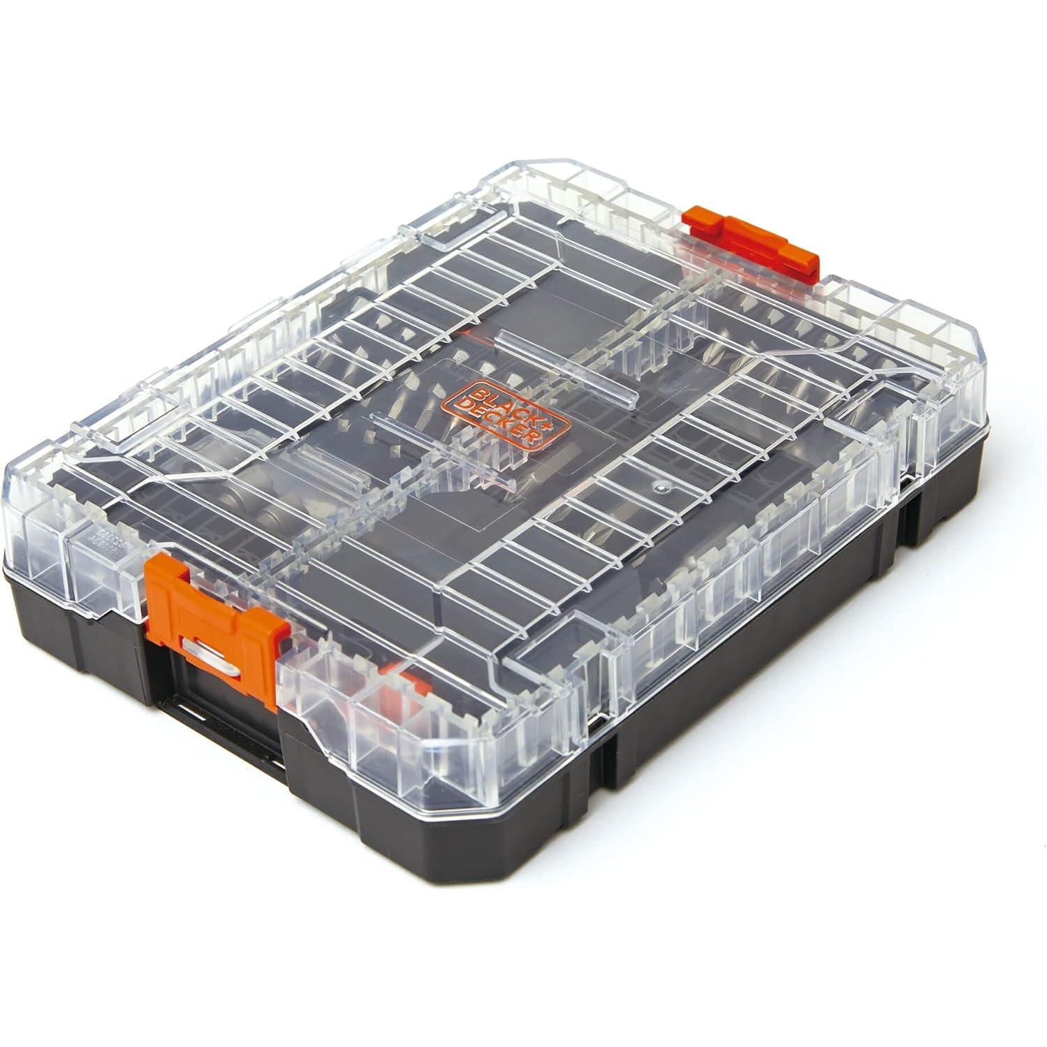 Juego de Puntas de Destornillador BLACK+DECKER 200 Piezas