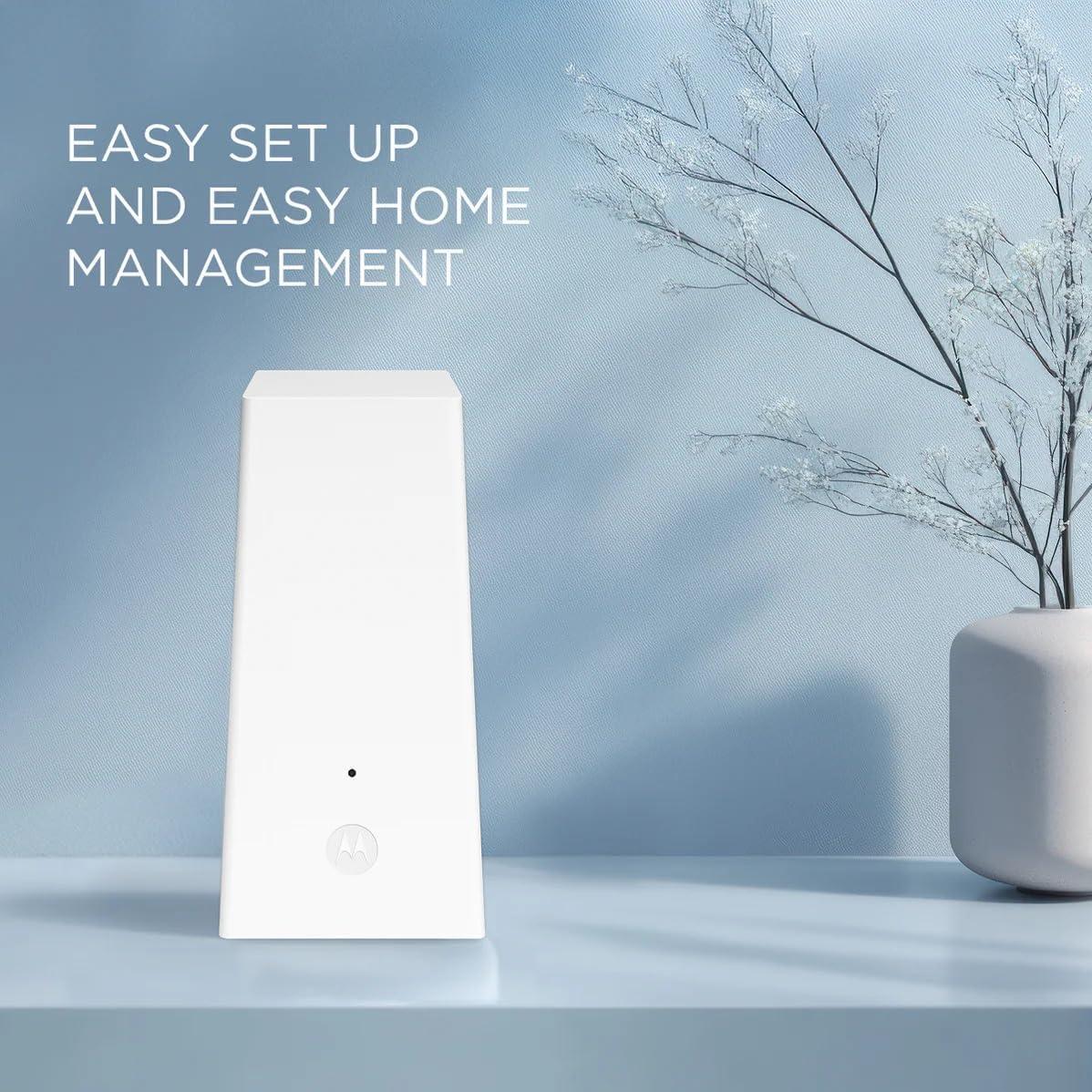 Router WiFi 6E Motorola MQ20 Doble Pack 8.4 Gbps Blanco