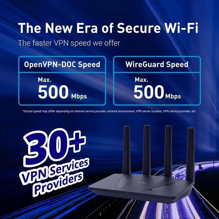 Router Inalámbrico Gigabit GL.iNet GL-AX1800 WiFi 6 Doble Banda