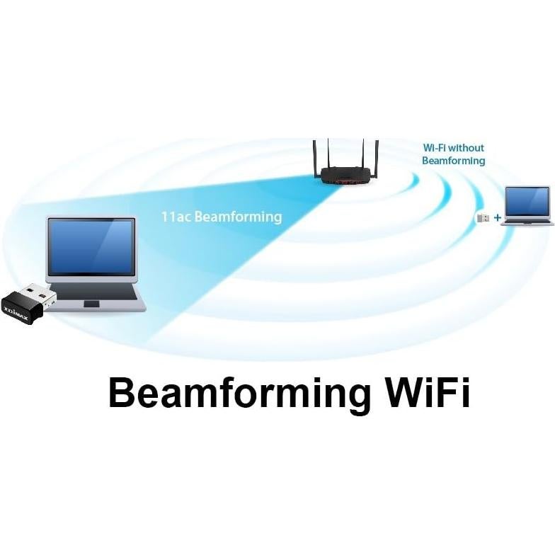 Adaptador USB Wi-Fi 5 Edimax EW-7822ULC AC1200 Doble Banda