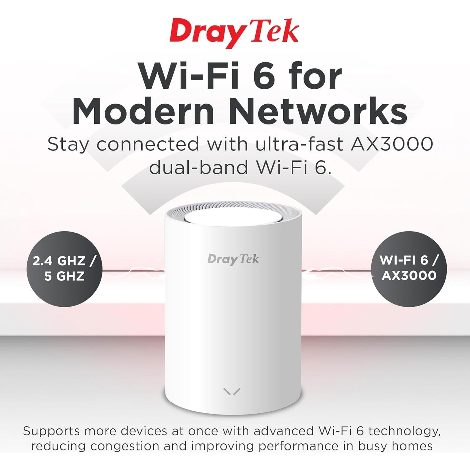 Punto de Acceso Inalámbrico DrayTek Vigor AP805 Wi-Fi 6 AX3000