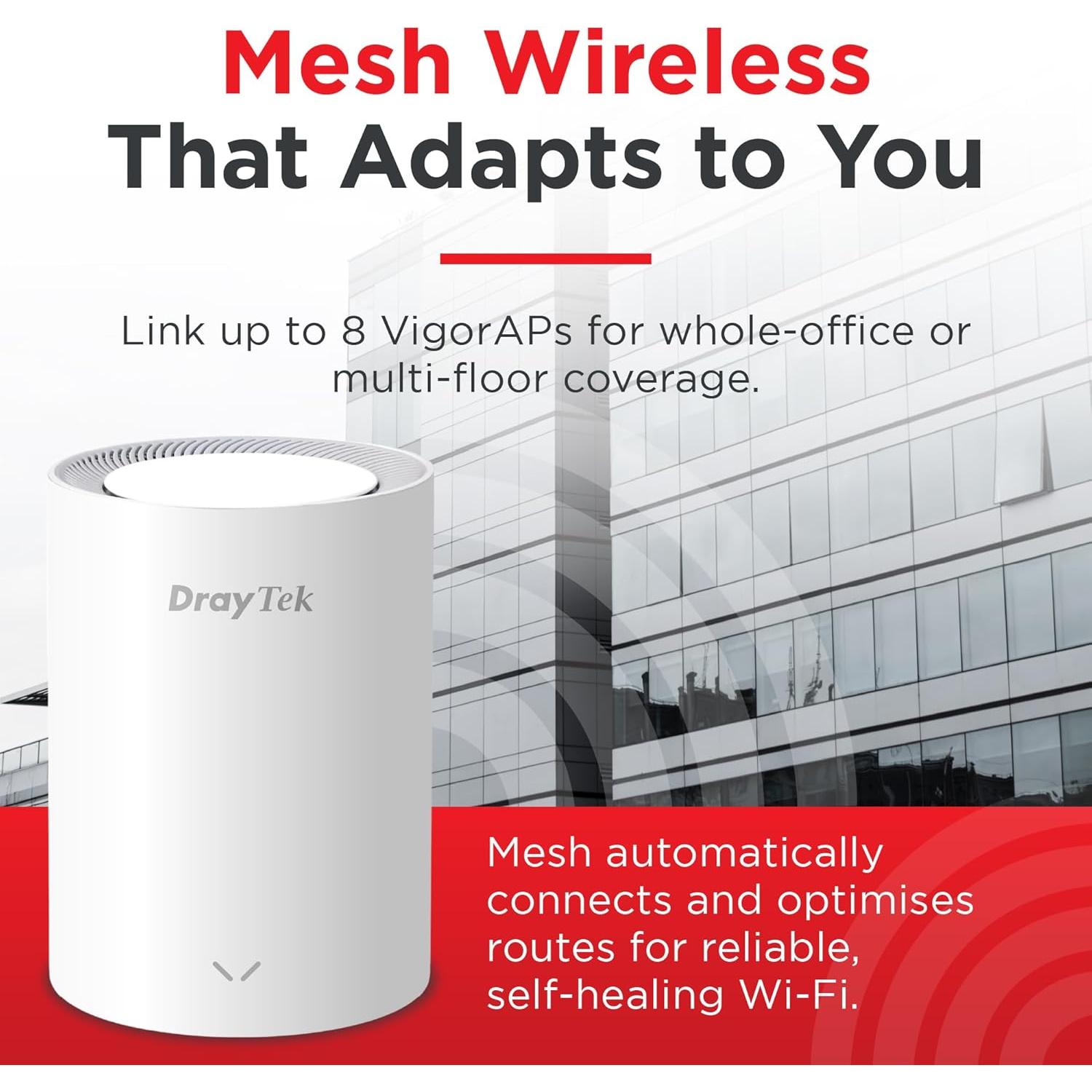 Punto de Acceso Inalámbrico DrayTek Vigor AP805 Wi-Fi 6 AX3000