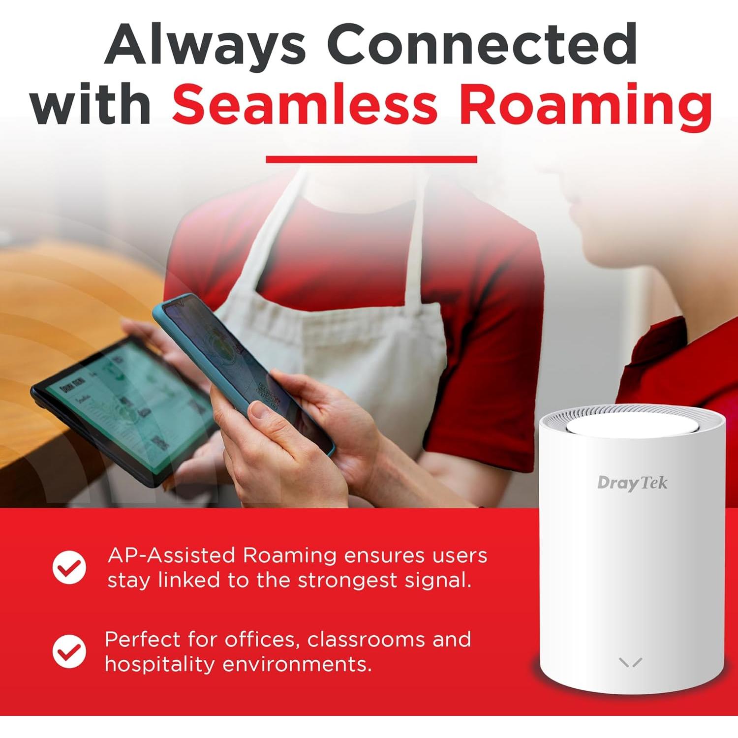 Punto de Acceso Inalámbrico DrayTek Vigor AP805 Wi-Fi 6 AX3000