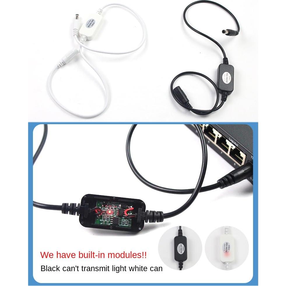 Paquete de 2 Cables de Reinicio de Router ThtRht 0.6m 5.5mm