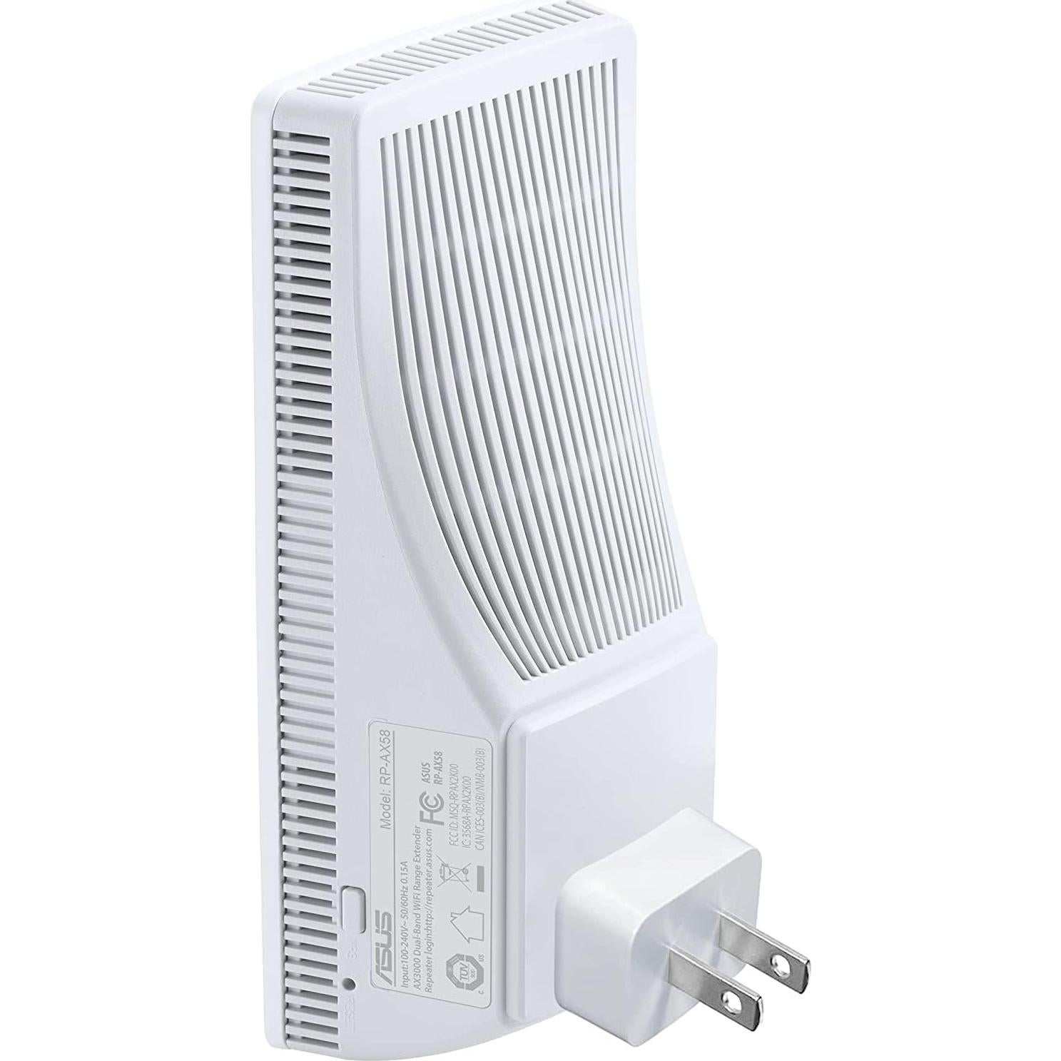 Extensor de Rango WiFi 6 ASUS RP-AX58 3000 Mbps AiMesh