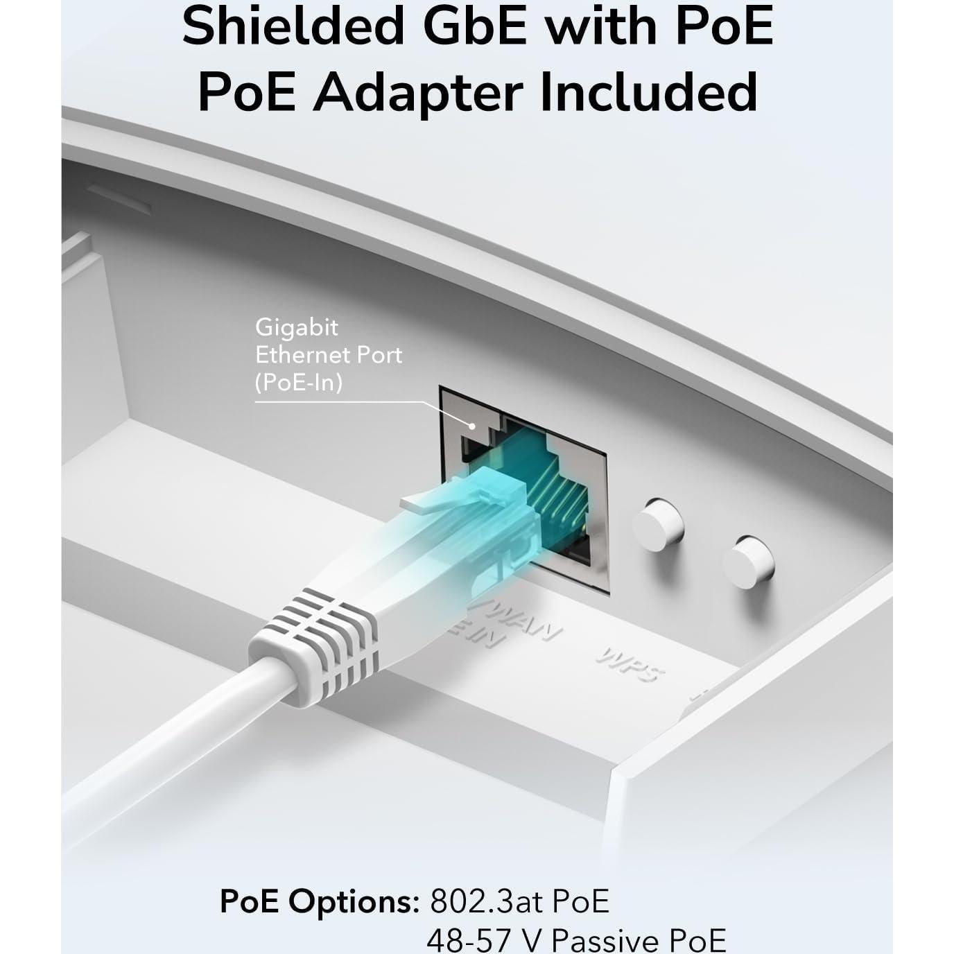 Cudy AP3000 Punto de Acceso WiFi 6 Exterior IP65 5 en 1