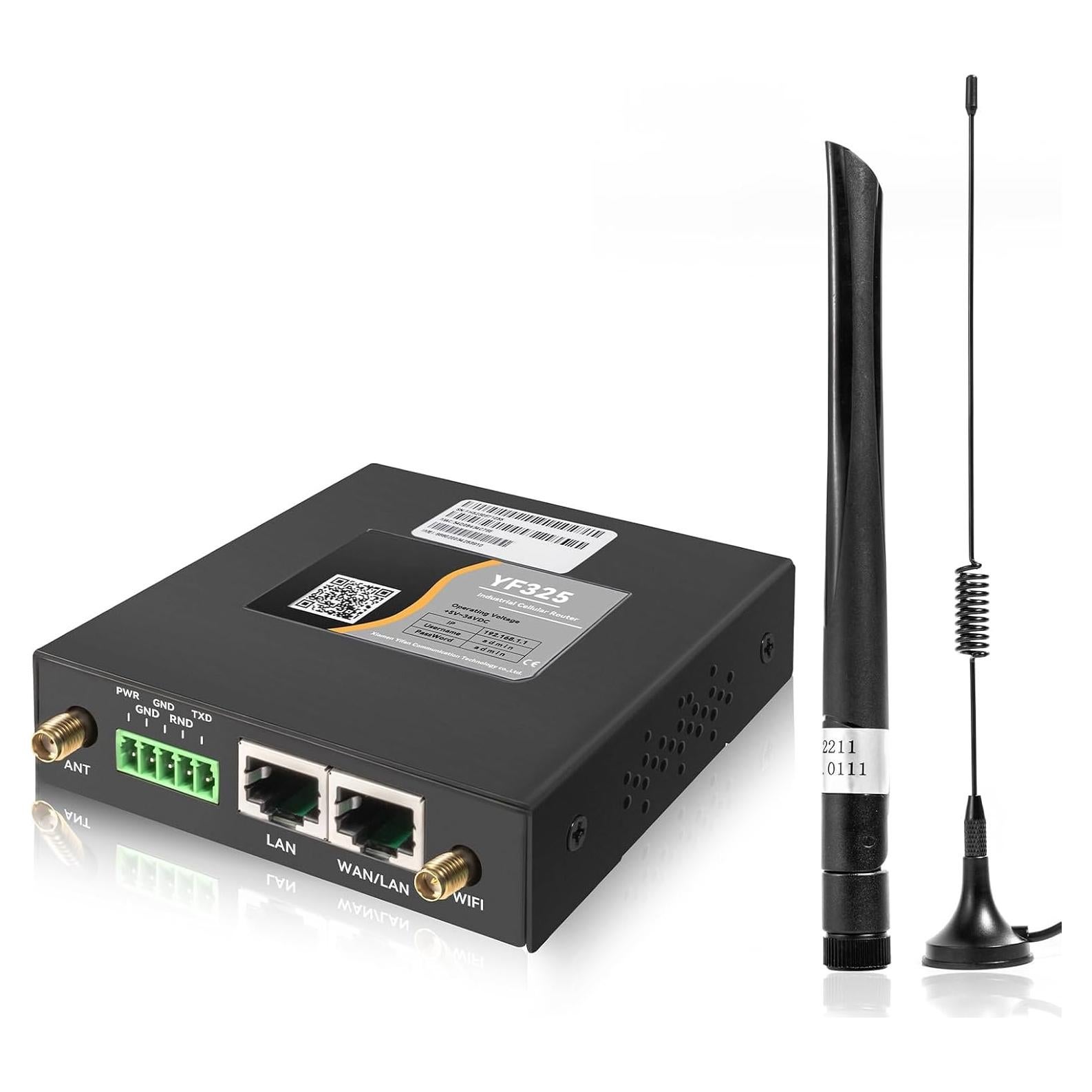 Router 4G LTE Yeacomm YF325 Doble SIM VPN Industrial