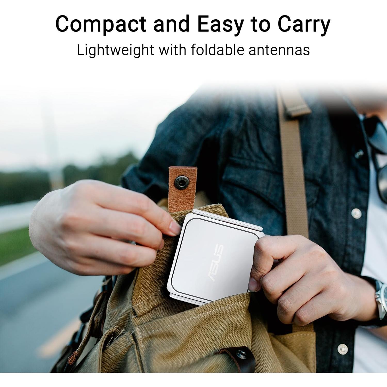 Router de Viaje ASUS RT-BE58 Go WiFi 7 3600 Mbps USB-C