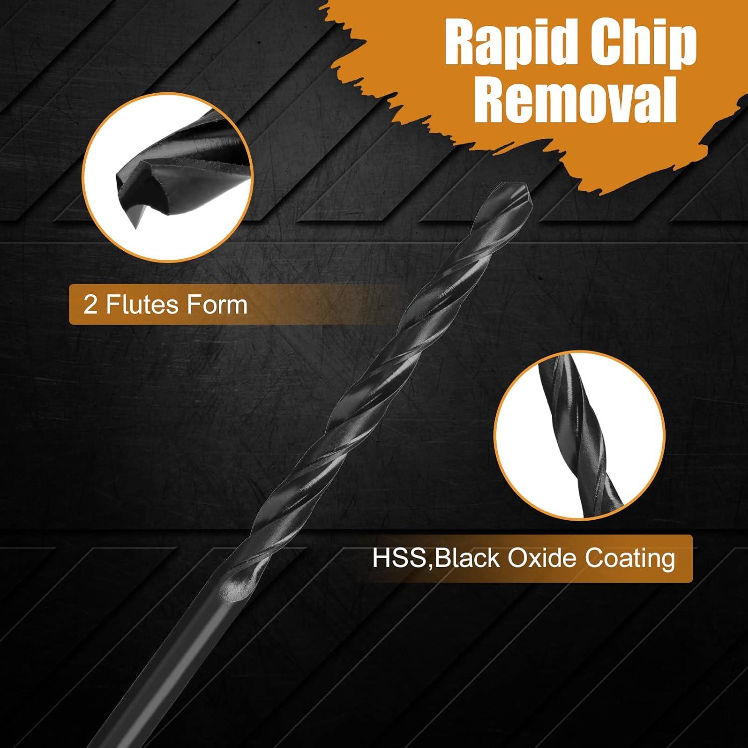 Juego de Brocas COMOWARE HSS 10 Pcs para Madera y Metal