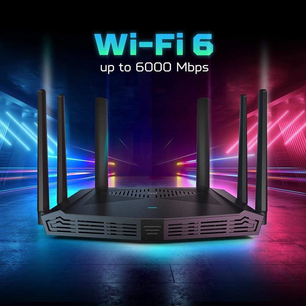 Router Gamer Acer Predator Connect W6x Wi-Fi 6 AX6000