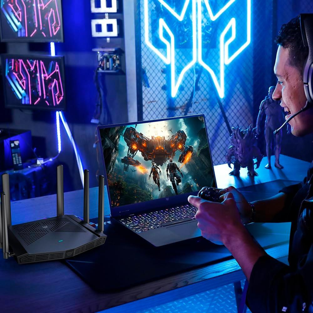 Router Gamer Acer Predator Connect W6x Wi-Fi 6 AX6000