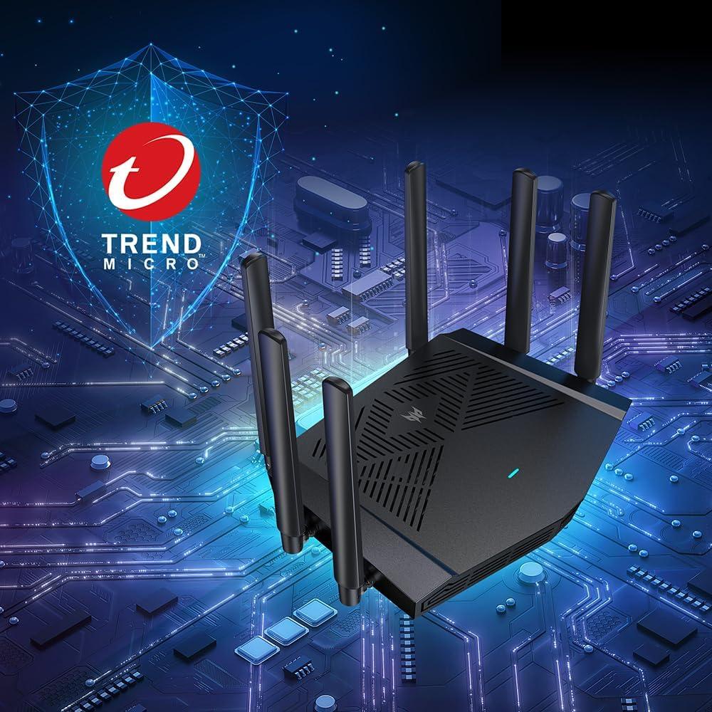 Router Gamer Acer Predator Connect W6x Wi-Fi 6 AX6000