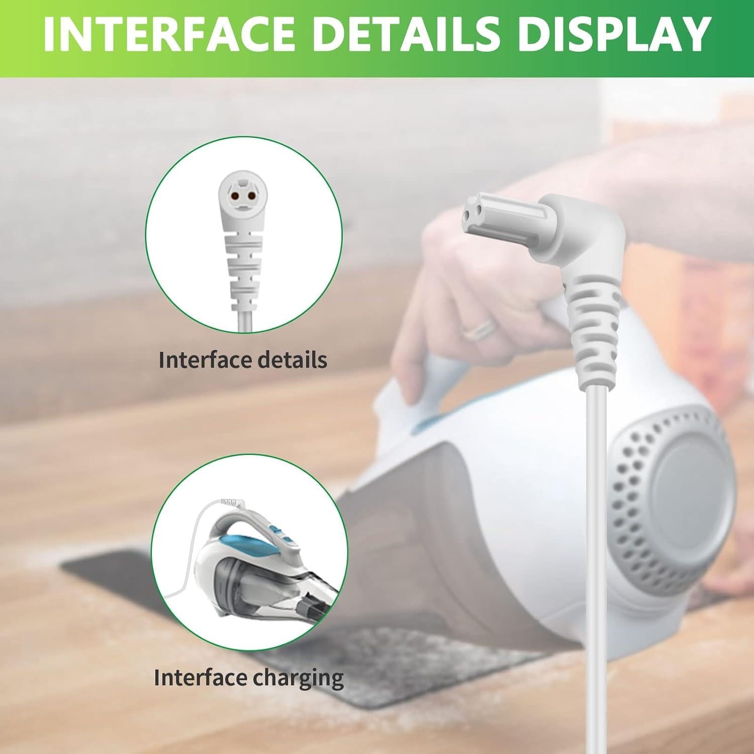 Cargador 15V Czepa para Aspiradora Black & Decker HHVI320JR02