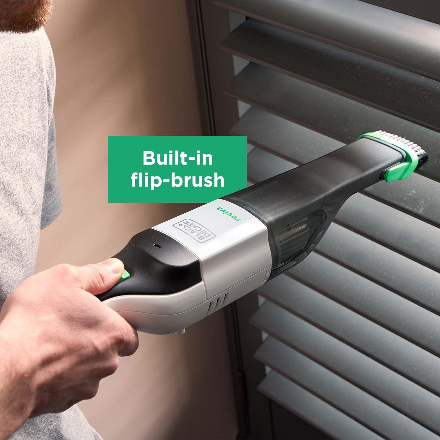 Aspiradora de Mano BLACK+DECKER 8V MAX Inalámbrica 500ml