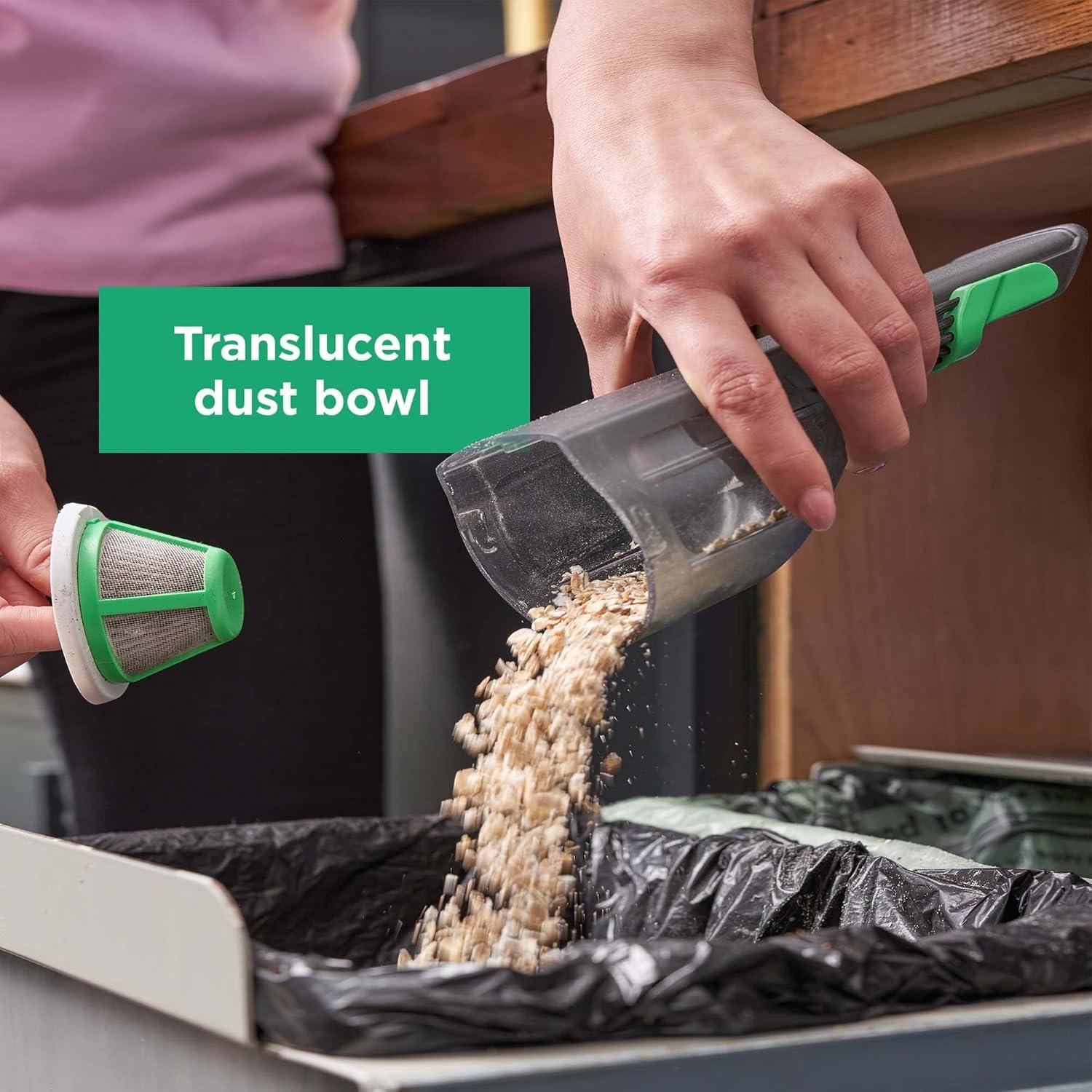 Aspiradora de Mano BLACK+DECKER 8V MAX Inalámbrica 500ml