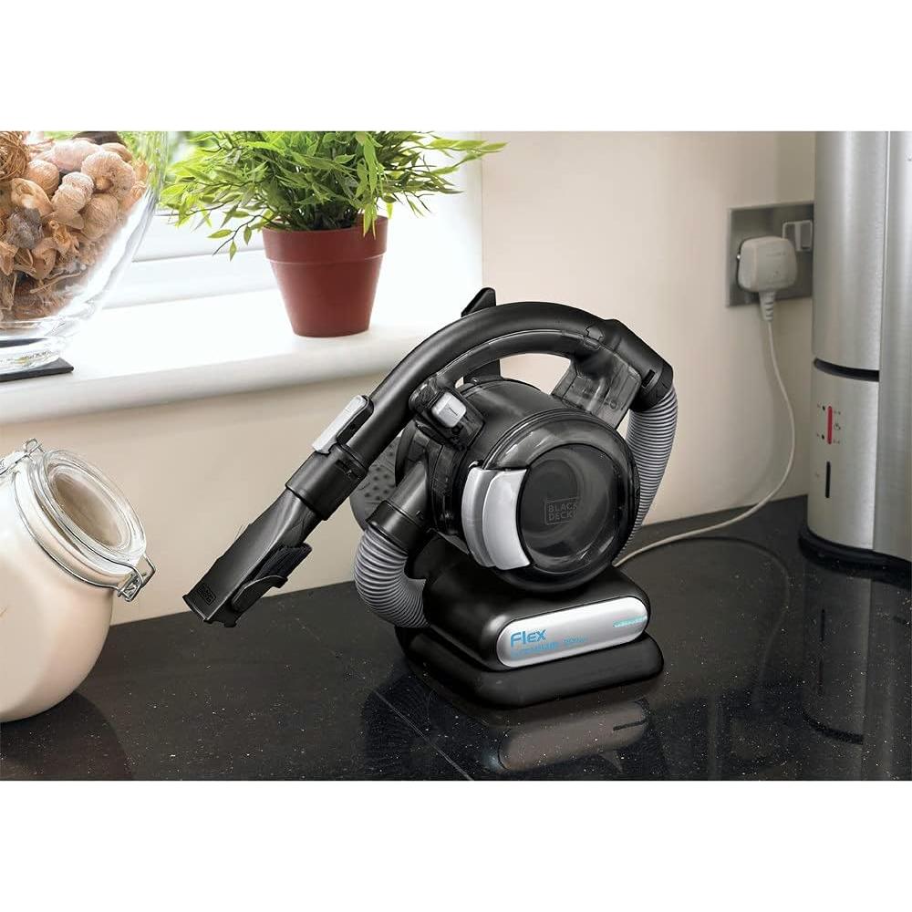 Aspiradora Inalámbrica BLACK+DECKER 20V Flex con Cepillo