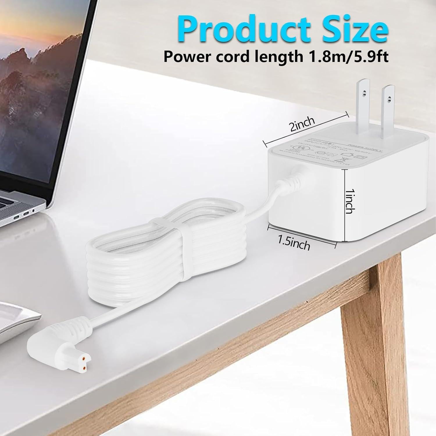 Cargador Black+Decker BHFEA420J BHFEA520J 180 cm Inalámbrico