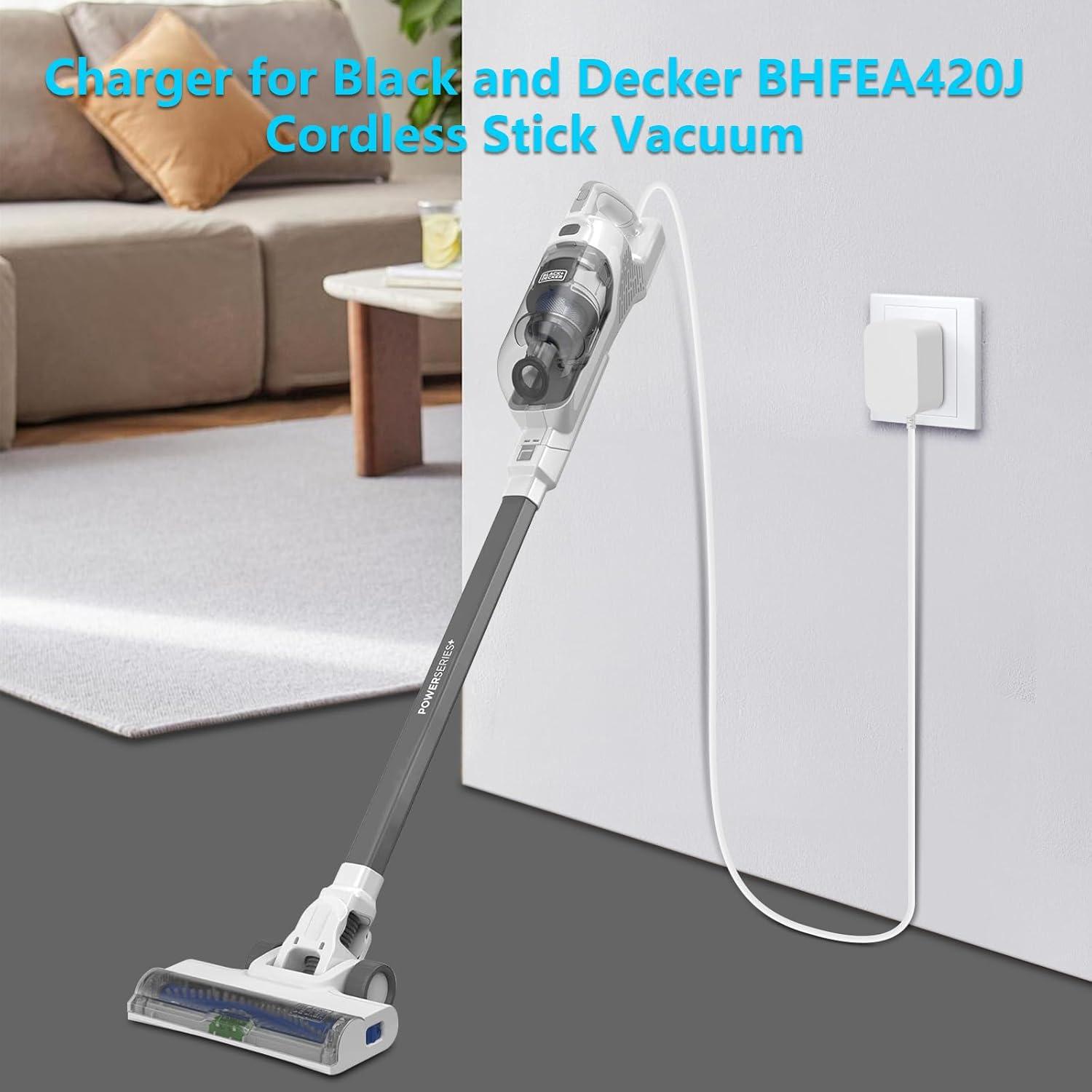 Cargador Black+Decker BHFEA420J BHFEA520J 180 cm Inalámbrico