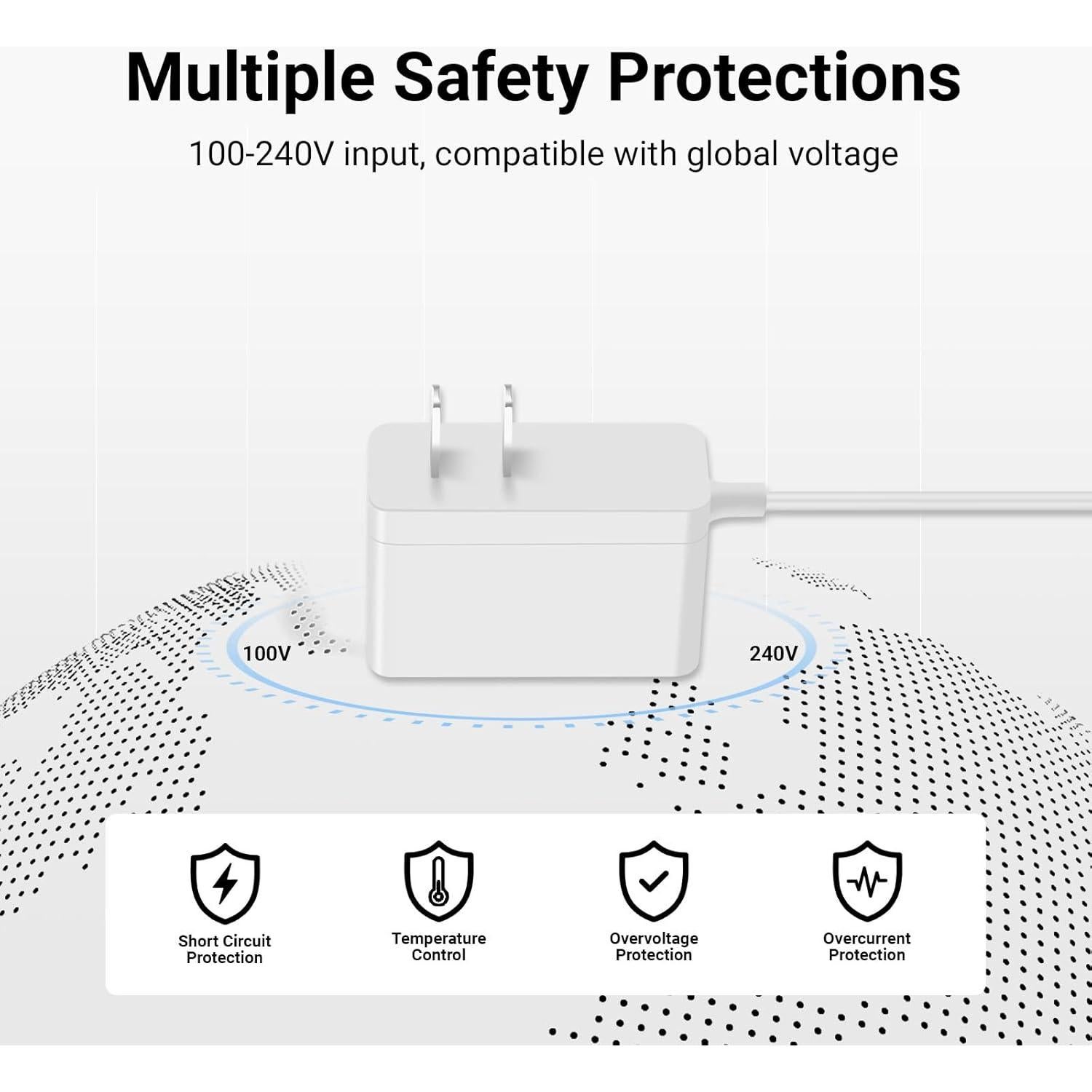 Cargador Black+Decker BHFEA520J 23V 1.8M Aspiradora Mano