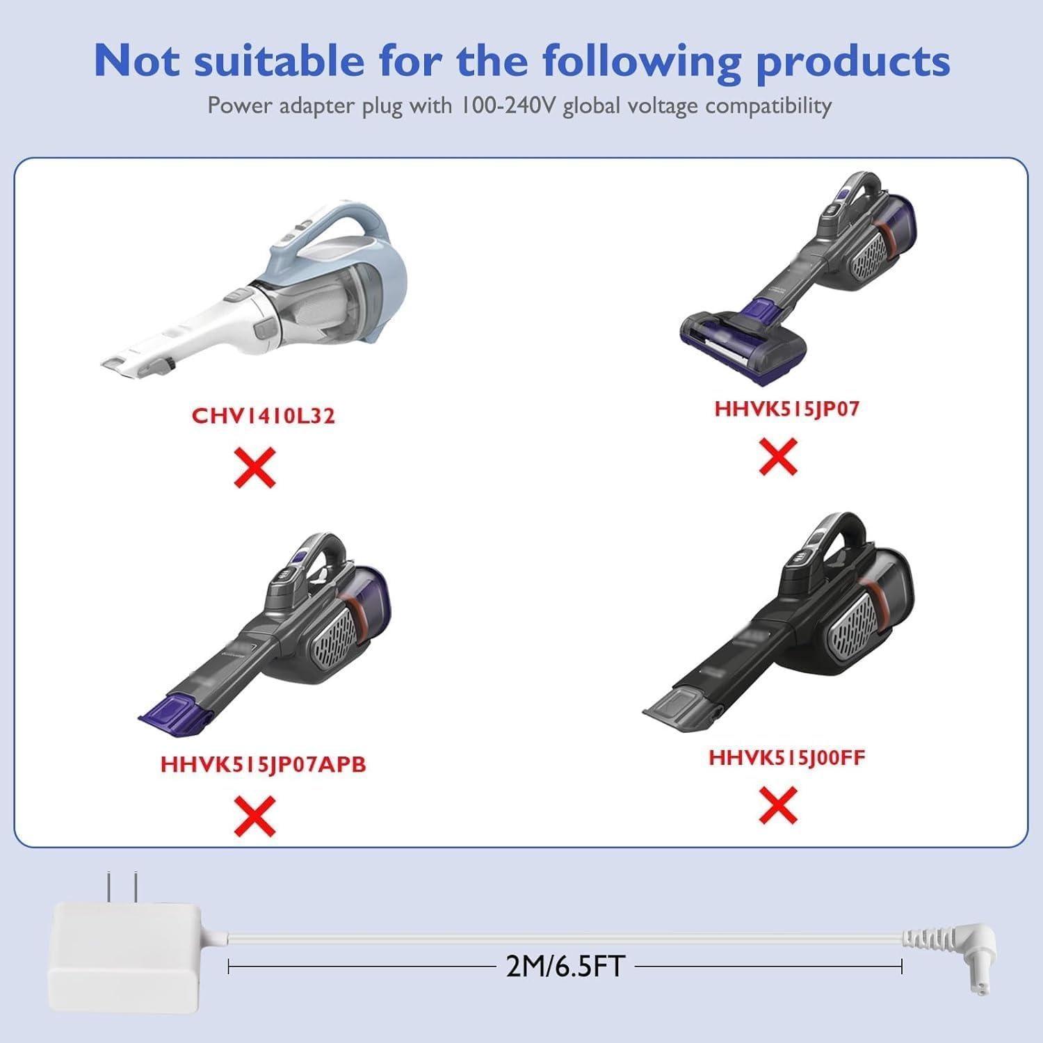 Cargador Black and Decker para Aspiradora de Mano 14V