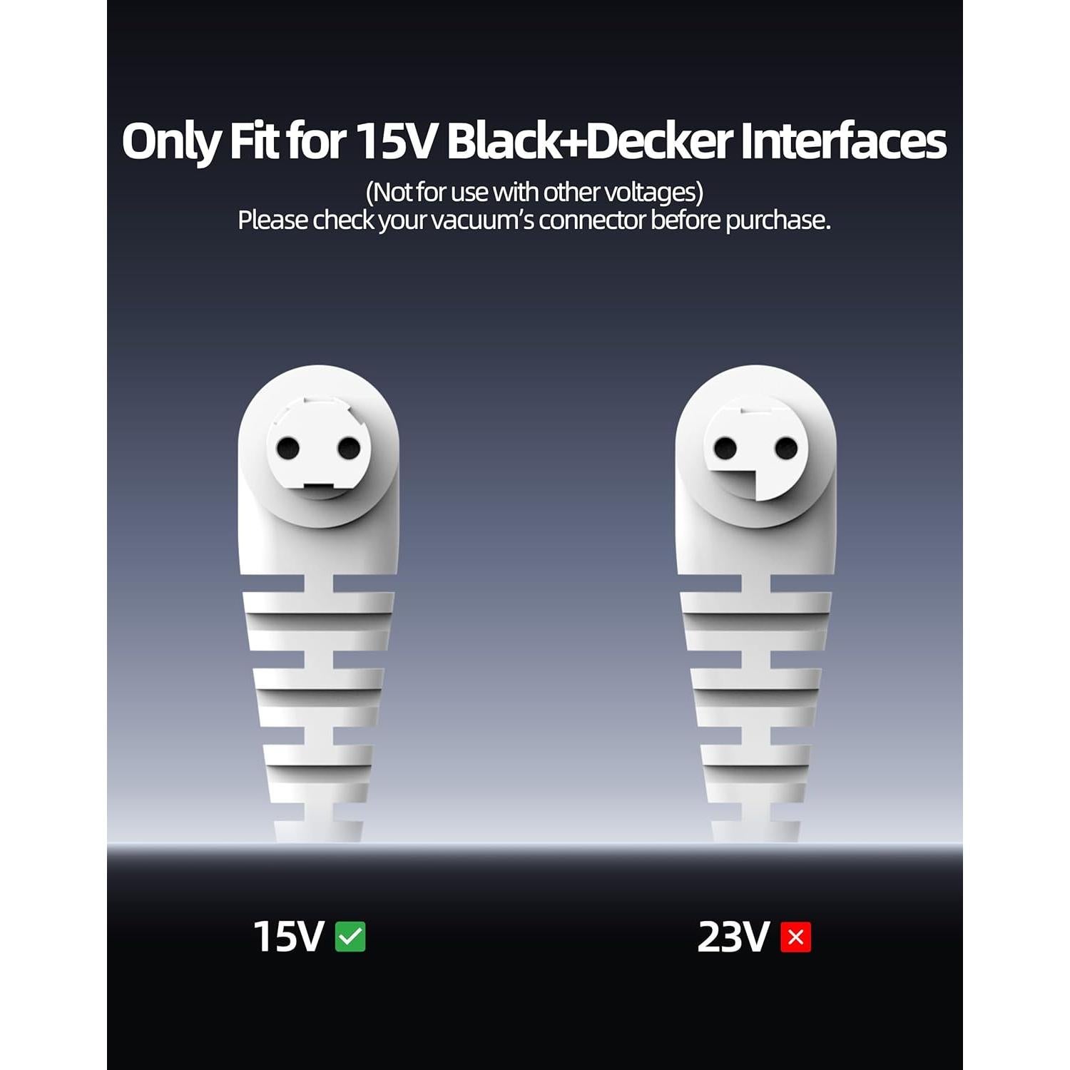 Cargador 15V Black and Decker Dustbuster 2.25W Max