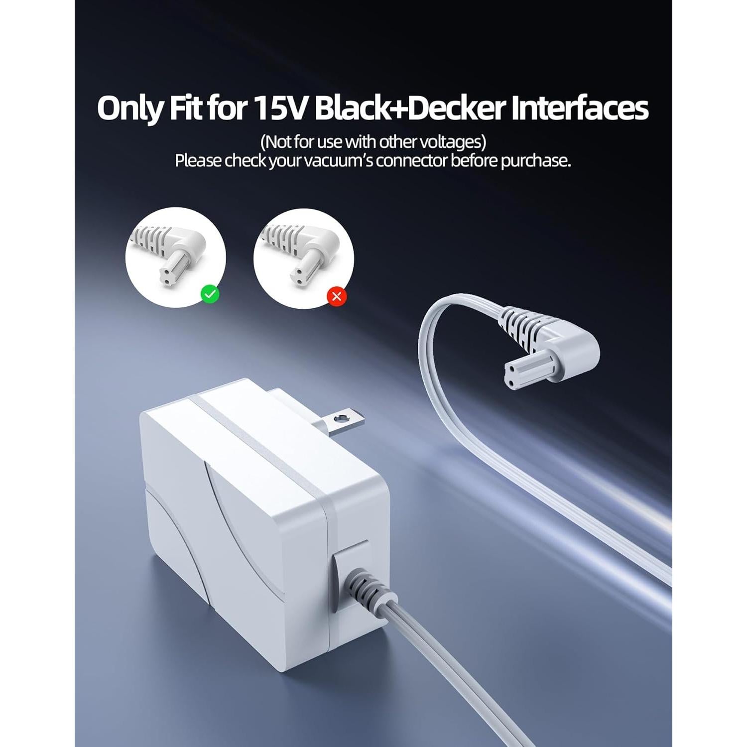 Cargador 15V Black and Decker Dustbuster 2.25W Max