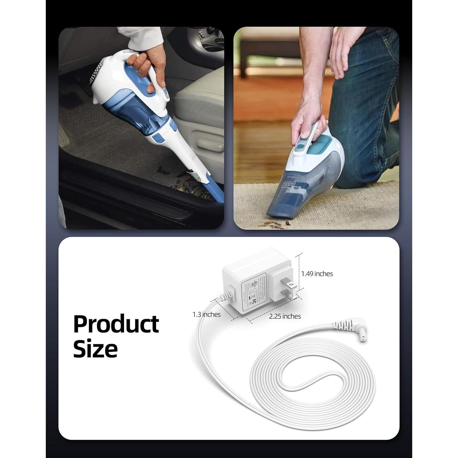 Cargador 15V Black and Decker Dustbuster 2.25W Max