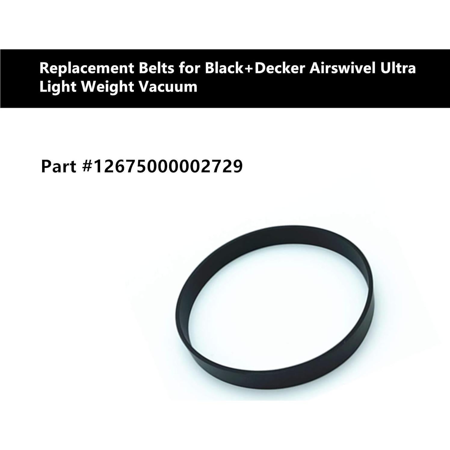 Cinturones Reemplazo Black+Decker Airswivel 2 Piezas