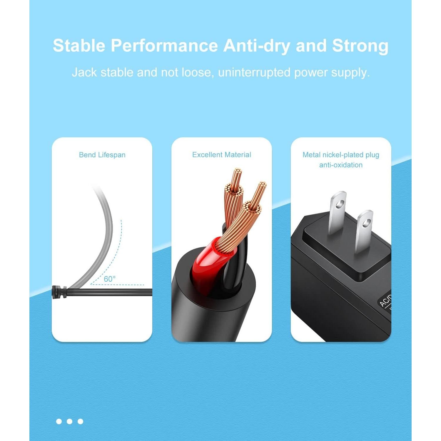 Adaptador de Corriente AC 12V 2A WindSwallow para Routers