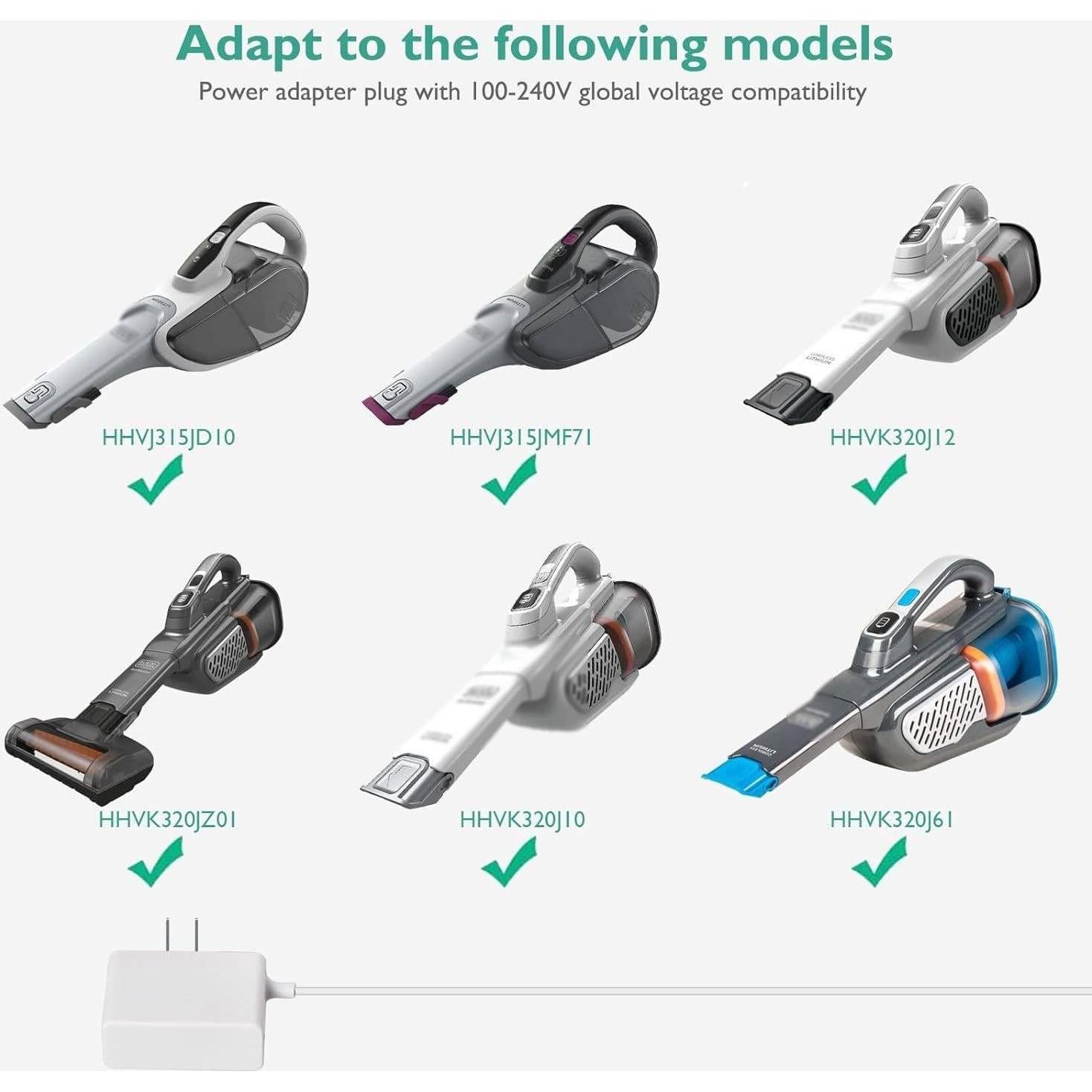 Cargador Lnauy para Aspiradora Black & Decker 14V 1.98m