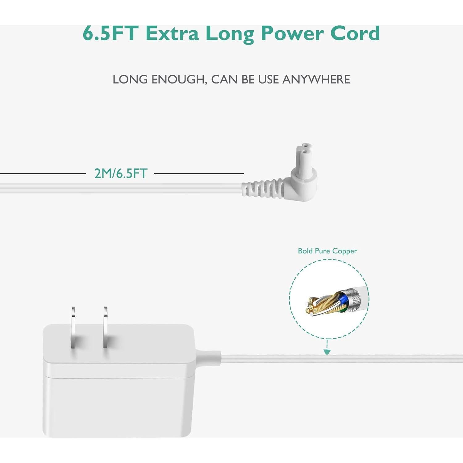Cargador Lnauy para Aspiradora Black & Decker 14V 1.98m
