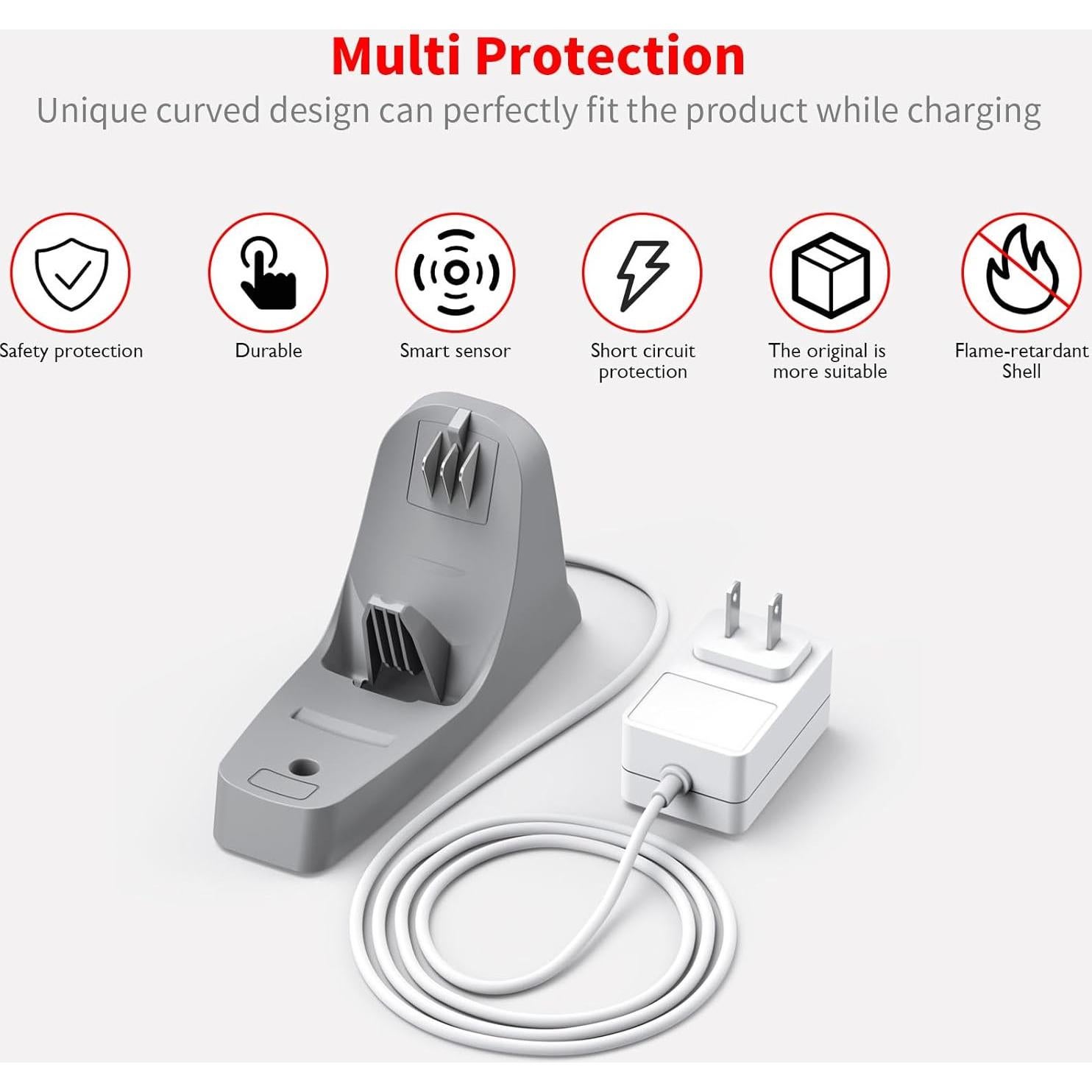 Cargador Base 8.2V 150mA para Black and Decker HNVC215B