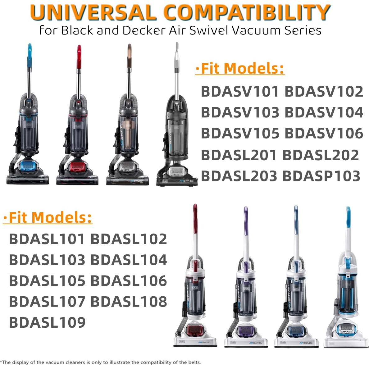 Cinturones de Reemplazo Black and Decker Air Swivel - Paquete de 2