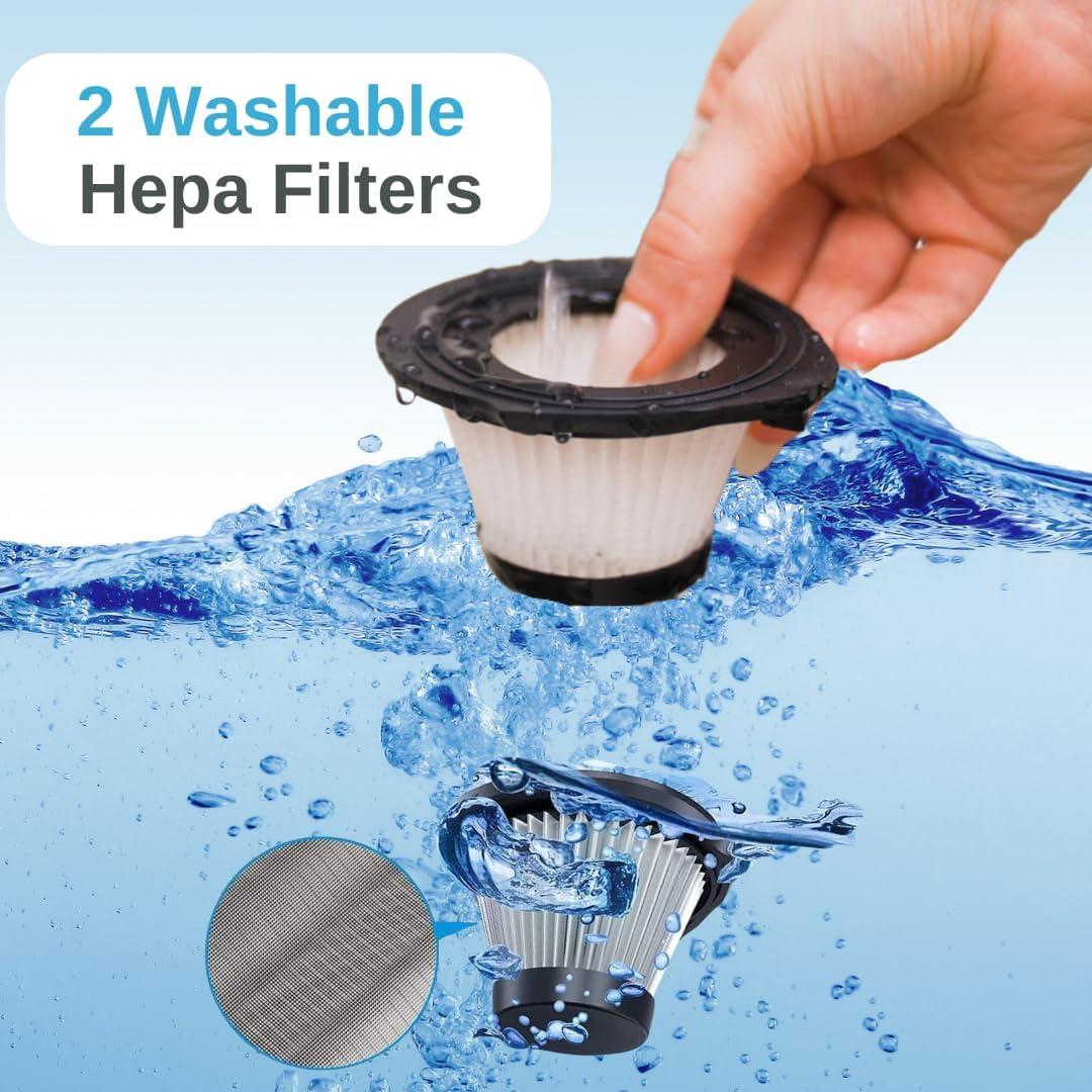 Aspiradora de Mano Inalámbrica Ambrint VACUM-X1 13000PA