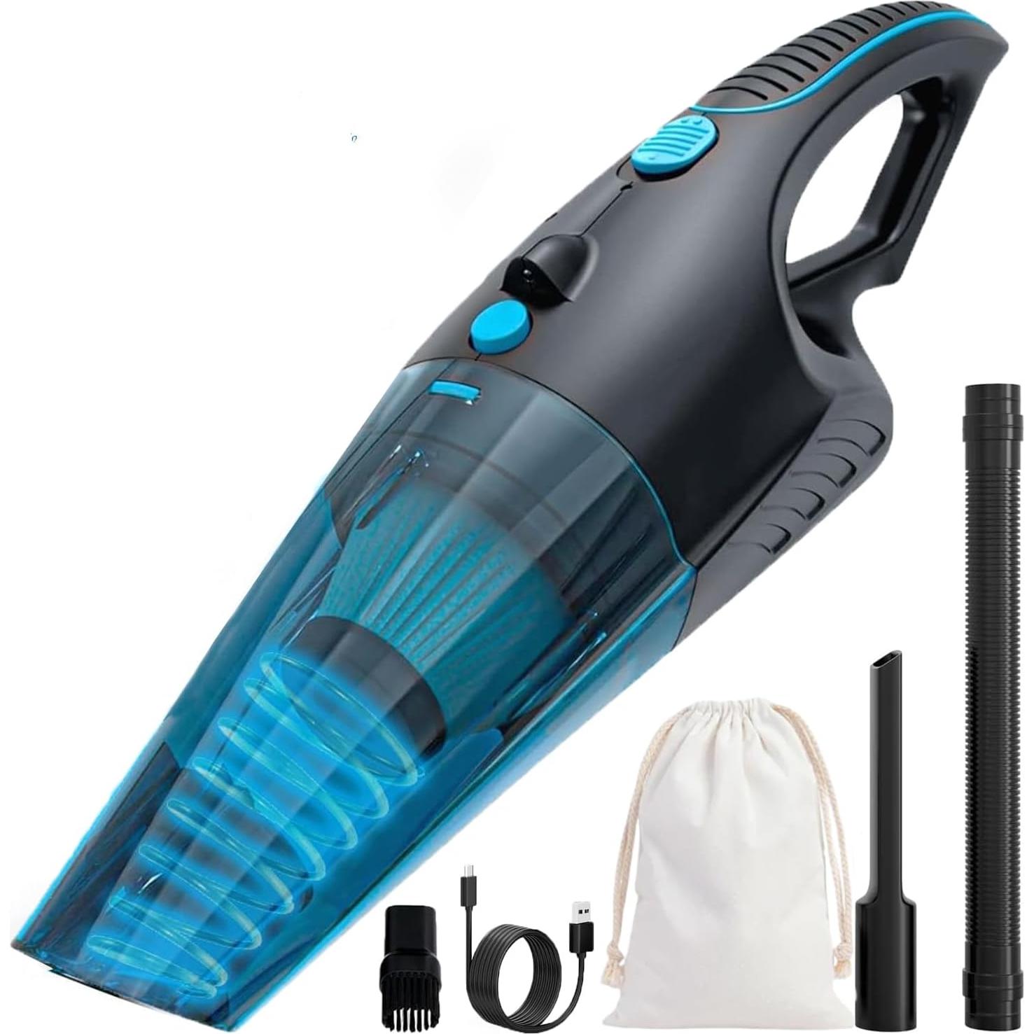 Aspiradora de Mano Inalámbrica Ambrint VACUM-X1 13000PA