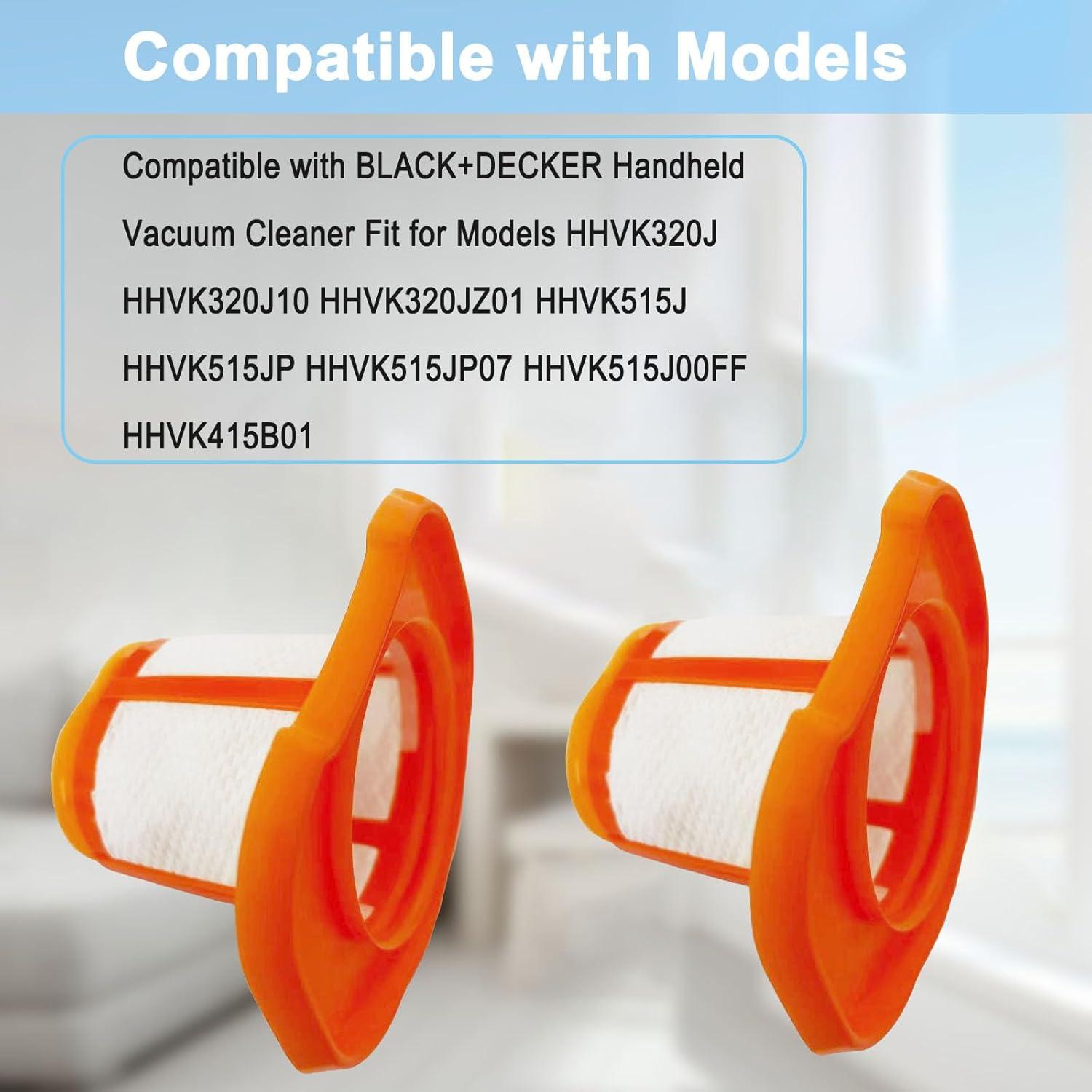 Filtros Rjnlsc HHVKF10 para Aspiradora BLACK+DECKER 8 Piezas