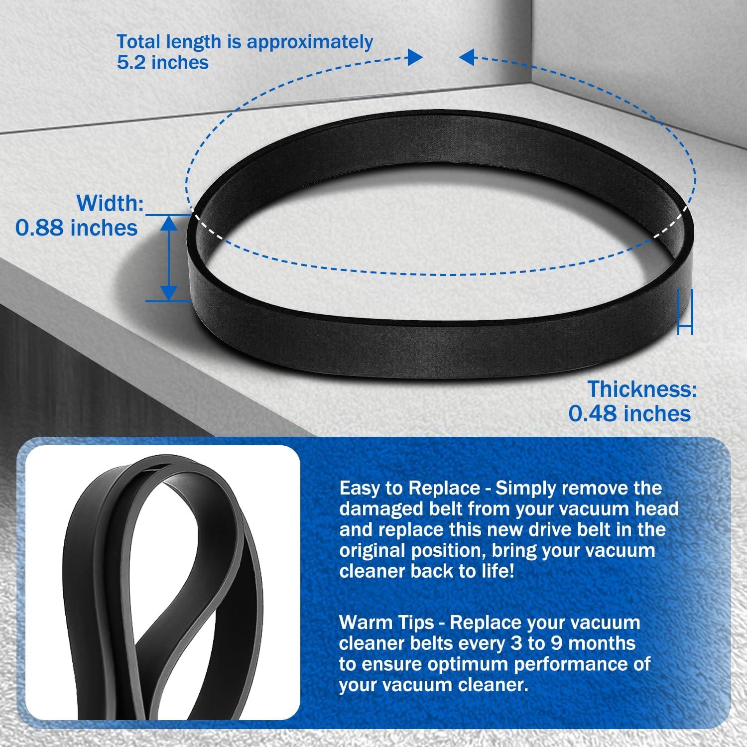 Cinturones de Aspiradora Genérico 2-Pack Reemplazo Black & Decker