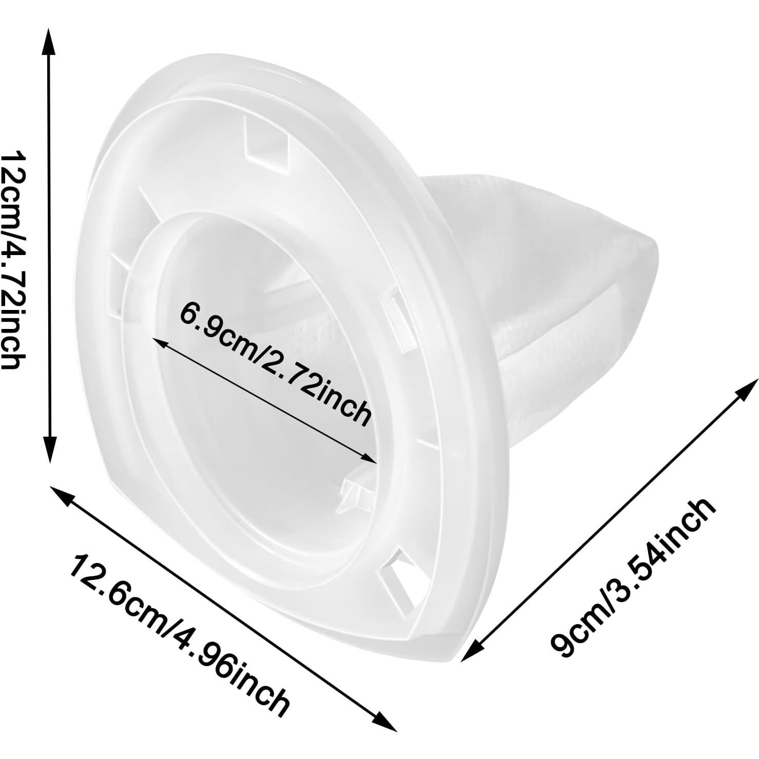 Paquete de 6 Filtros Reemplazo Black & Decker VF110