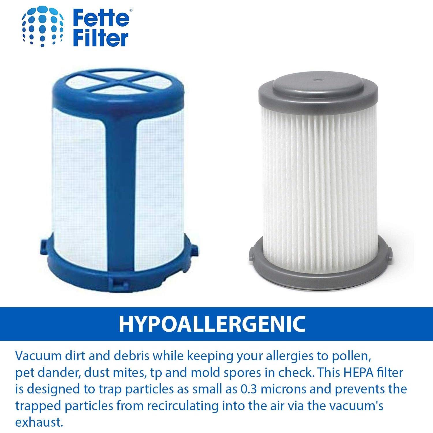 Filtros de Vacío Fette para Aspiradoras Black + Decker HCUA525