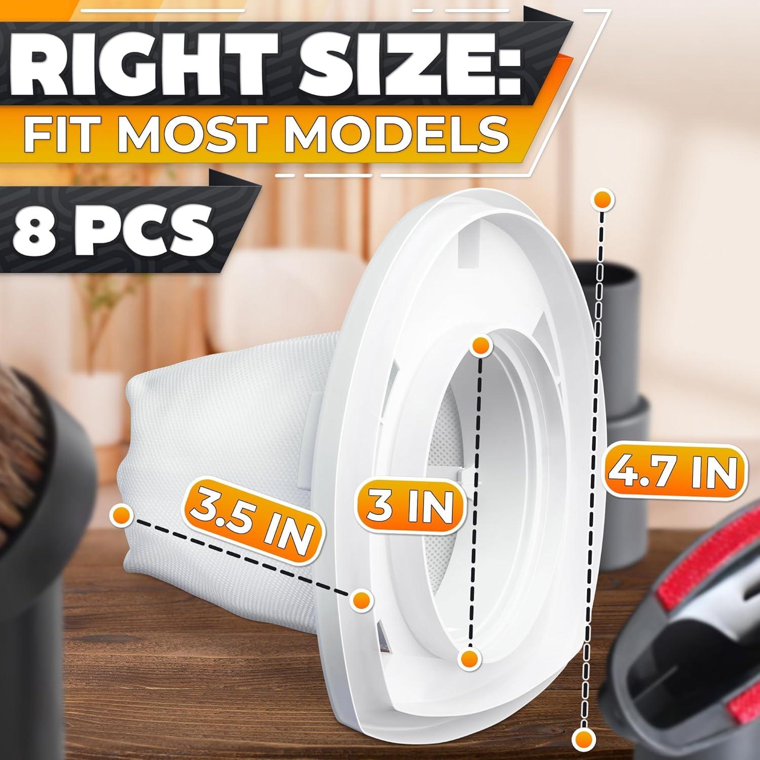 8 Filtros Repuestos Black and Decker VF110 Lavables