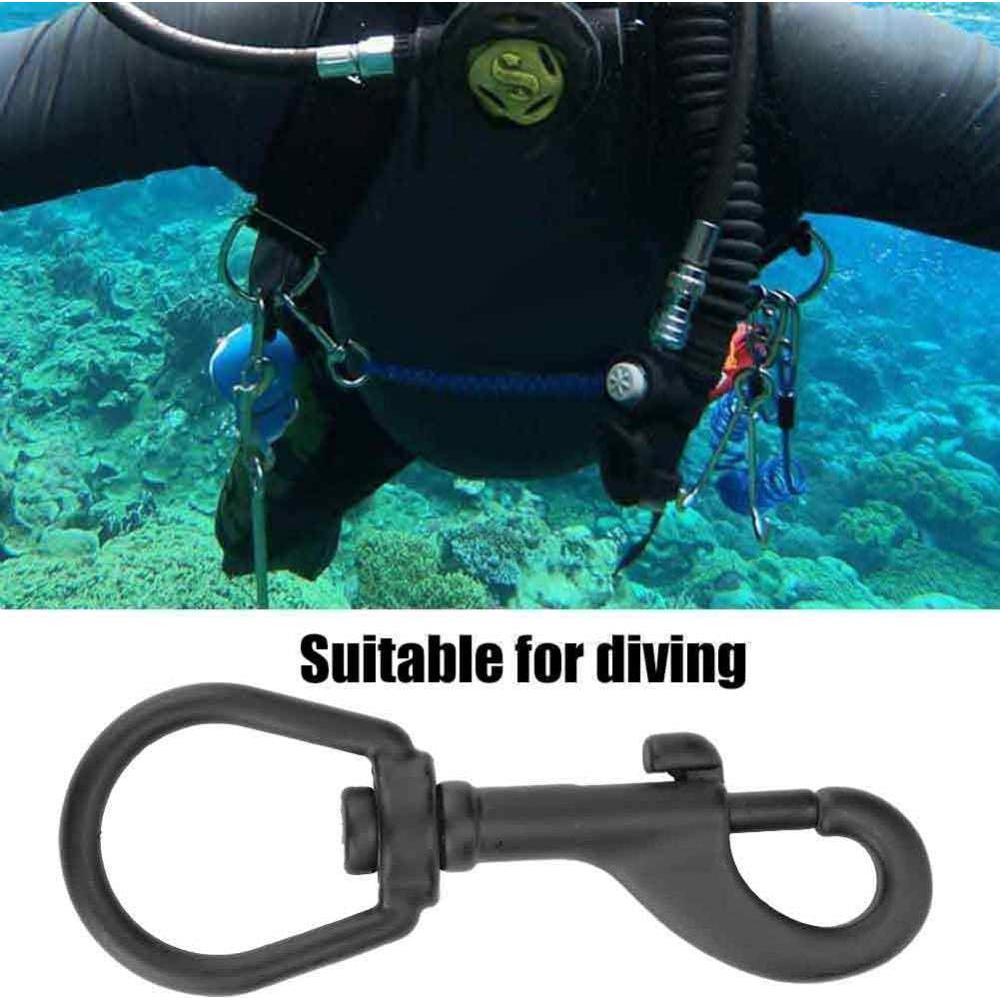 Gancho de Buceo Tbest 75mm Acero Inoxidable Compacto