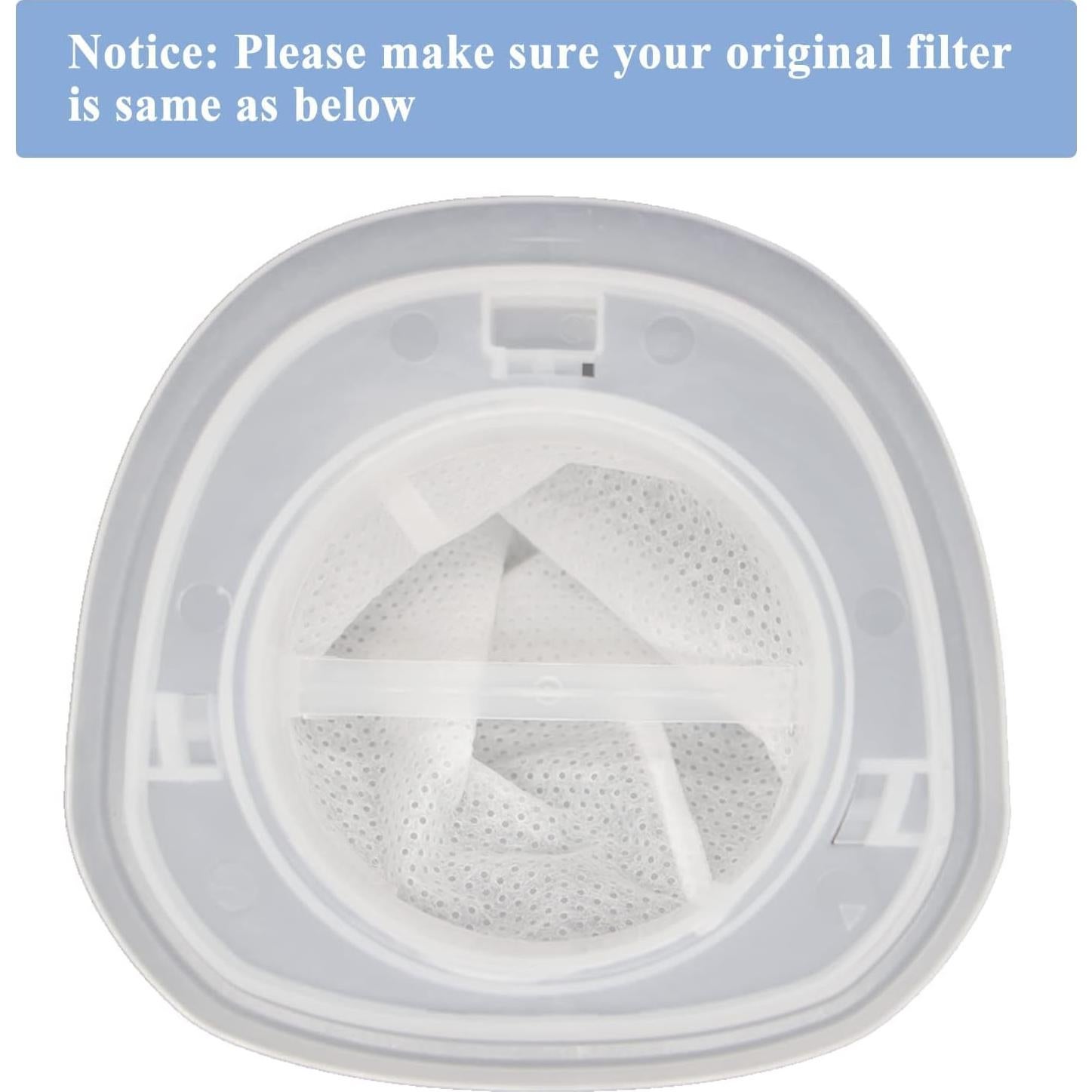 Paquete de 6 filtros Aolleteau HNVCF10 para aspiradoras Black+Decker