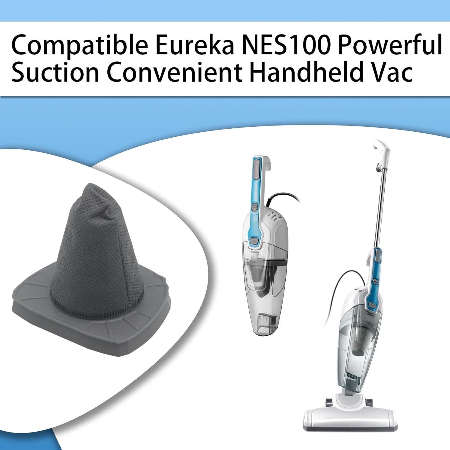 Filtros HEPA y de esponja Aolleteau para EUREKA y Black & Decker