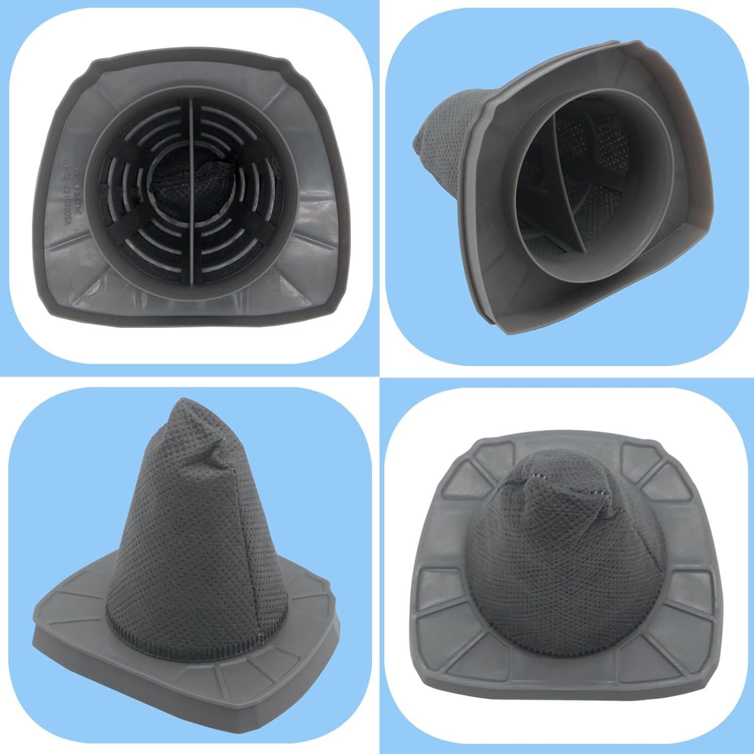 Filtros HEPA y de esponja Aolleteau para EUREKA y Black & Decker