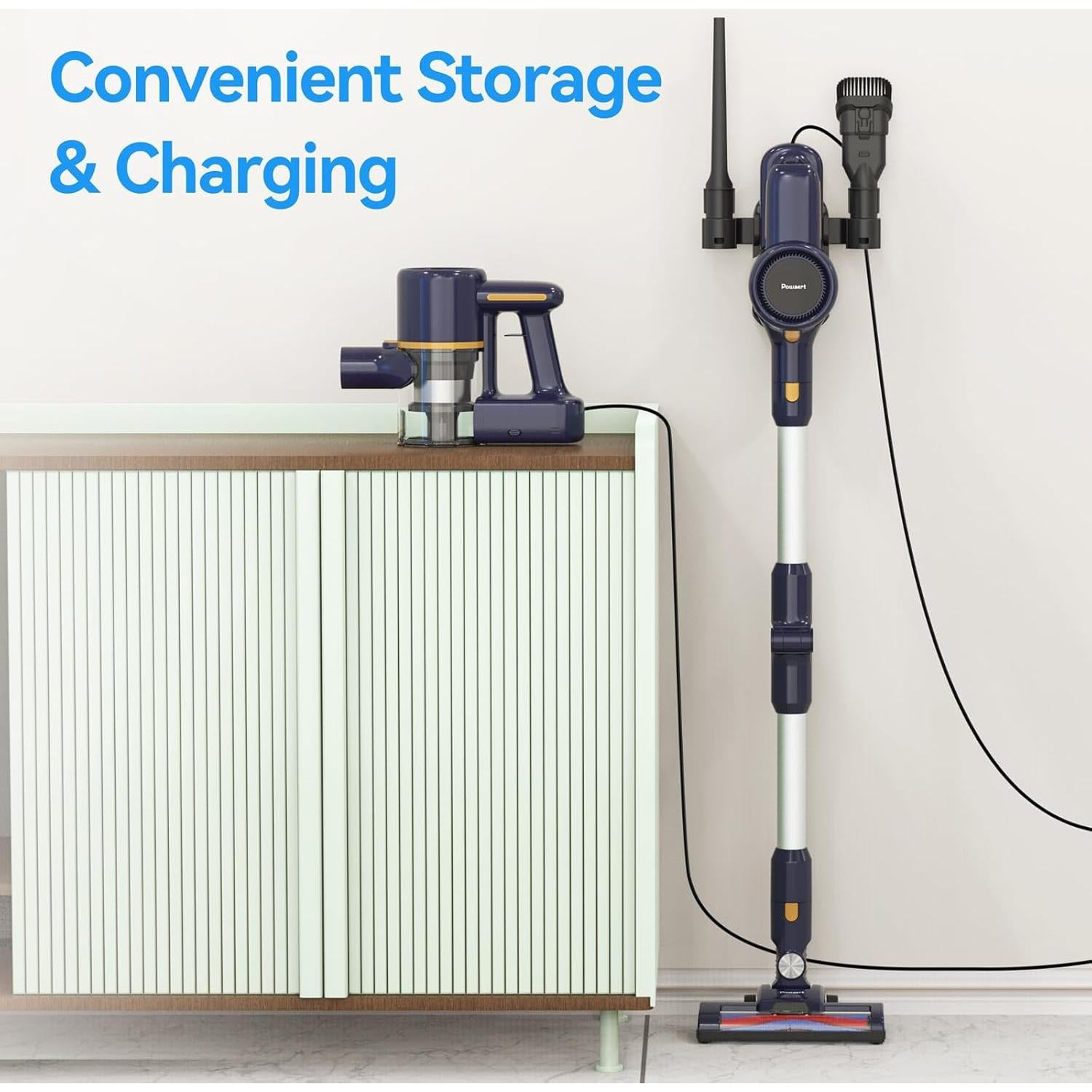 Aspiradora Inalámbrica Powaert N7S 6 en 1 Ligera 1,36 kg