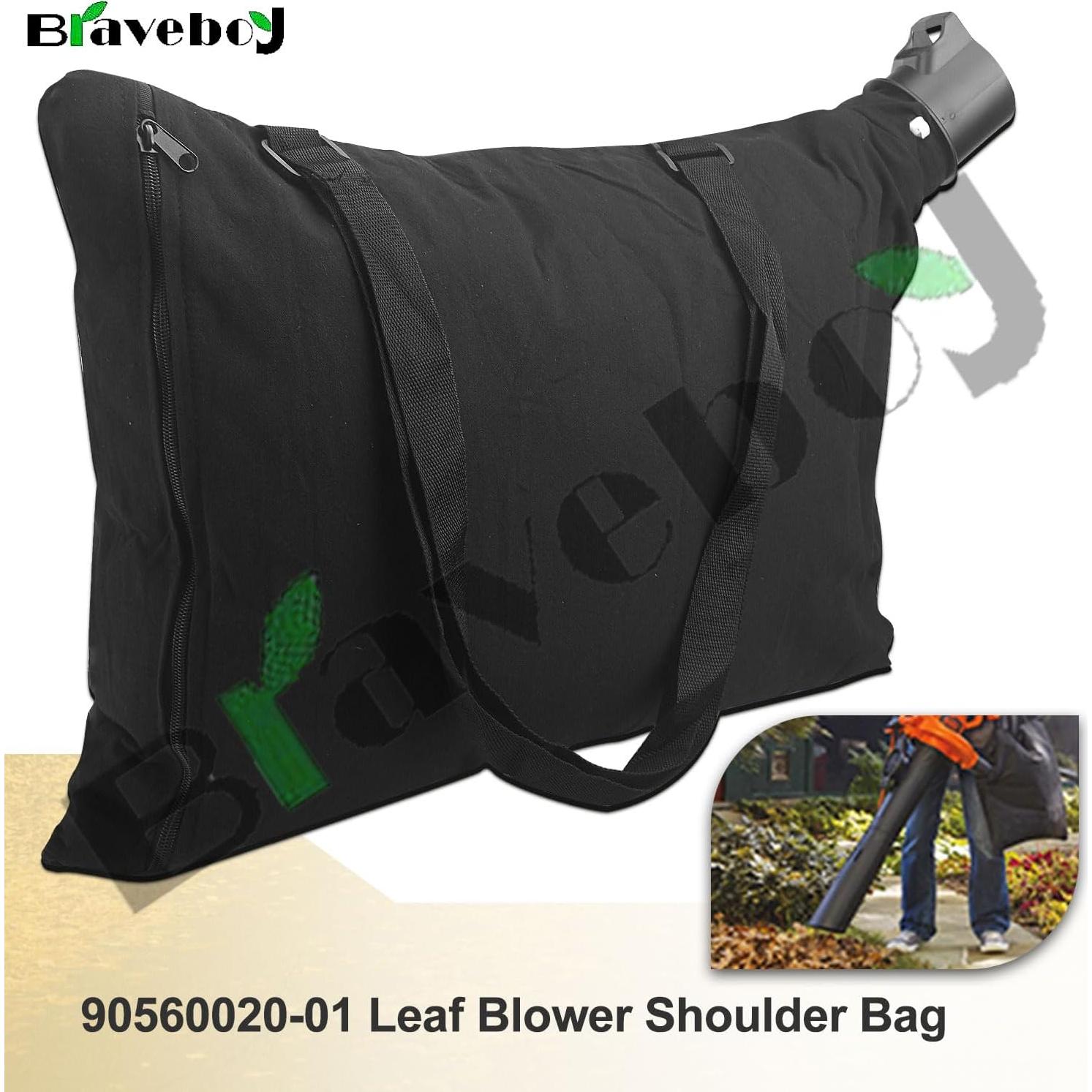 Braveboy 90560020-01 Leaf Blower Shoulder Bag, Compatible with Black & Decker 90560020 90539053, Fits Model LH4500 BV3600 BV3800 BV6000 BV5600 BV6600