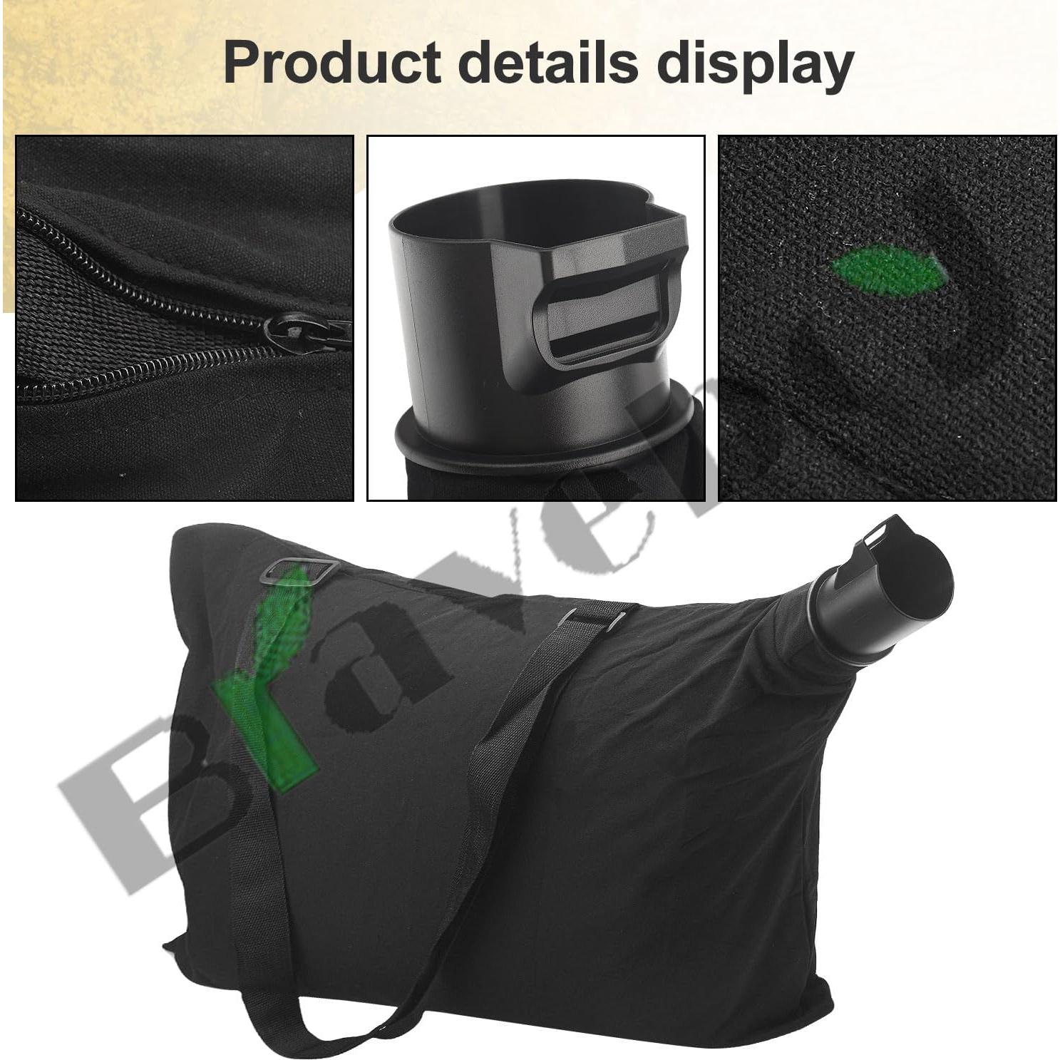 Braveboy 90560020-01 Leaf Blower Shoulder Bag, Compatible with Black & Decker 90560020 90539053, Fits Model LH4500 BV3600 BV3800 BV6000 BV5600 BV6600