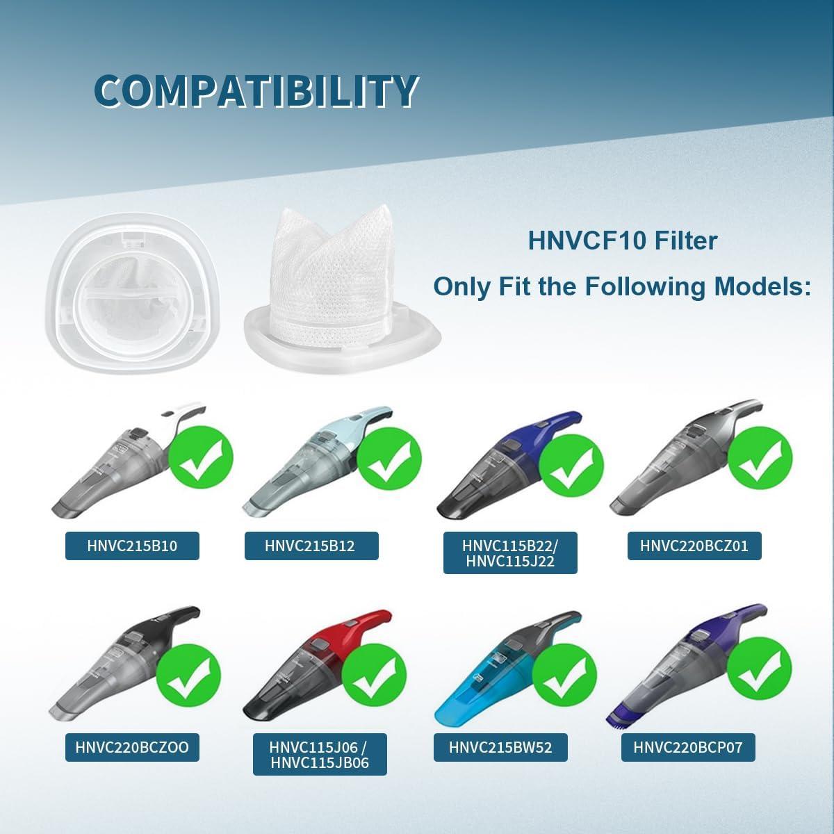 Filtro Reemplazo HNVCF10 Leacheery para Aspiradora Dustbuster