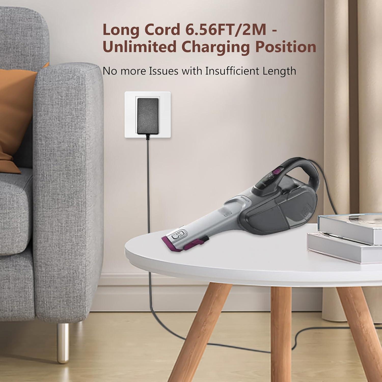 Cargador Black and Decker 14V para Aspiradora de Mano