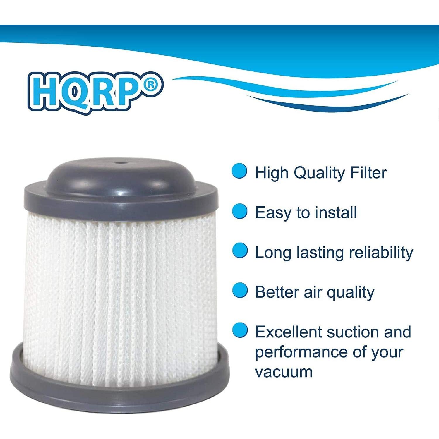 Filtro Lavable HQRP 2-Pack para Aspiradoras Black & Decker